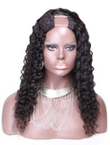 2025 New Arrival Loose Curly U Part Human Hair Wigs