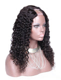 2025 New Arrival Loose Curly U Part Human Hair Wigs