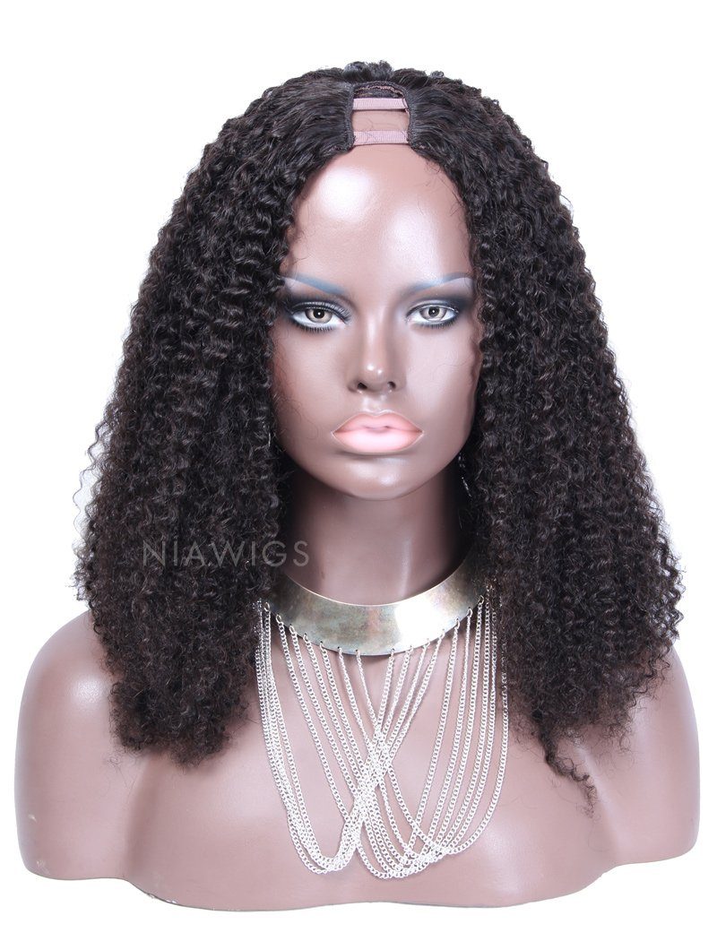 2022 Hot Selling Afro Kinky Curly Human Hair Upart Wigs