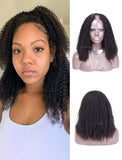 2022 Hot Selling Afro Kinky Curly Human Hair Upart Wigs