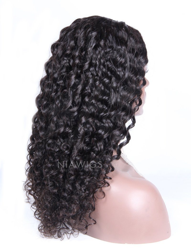 Best Selling Curly U Part Human Hair Wig Natural Black Upart Wigs