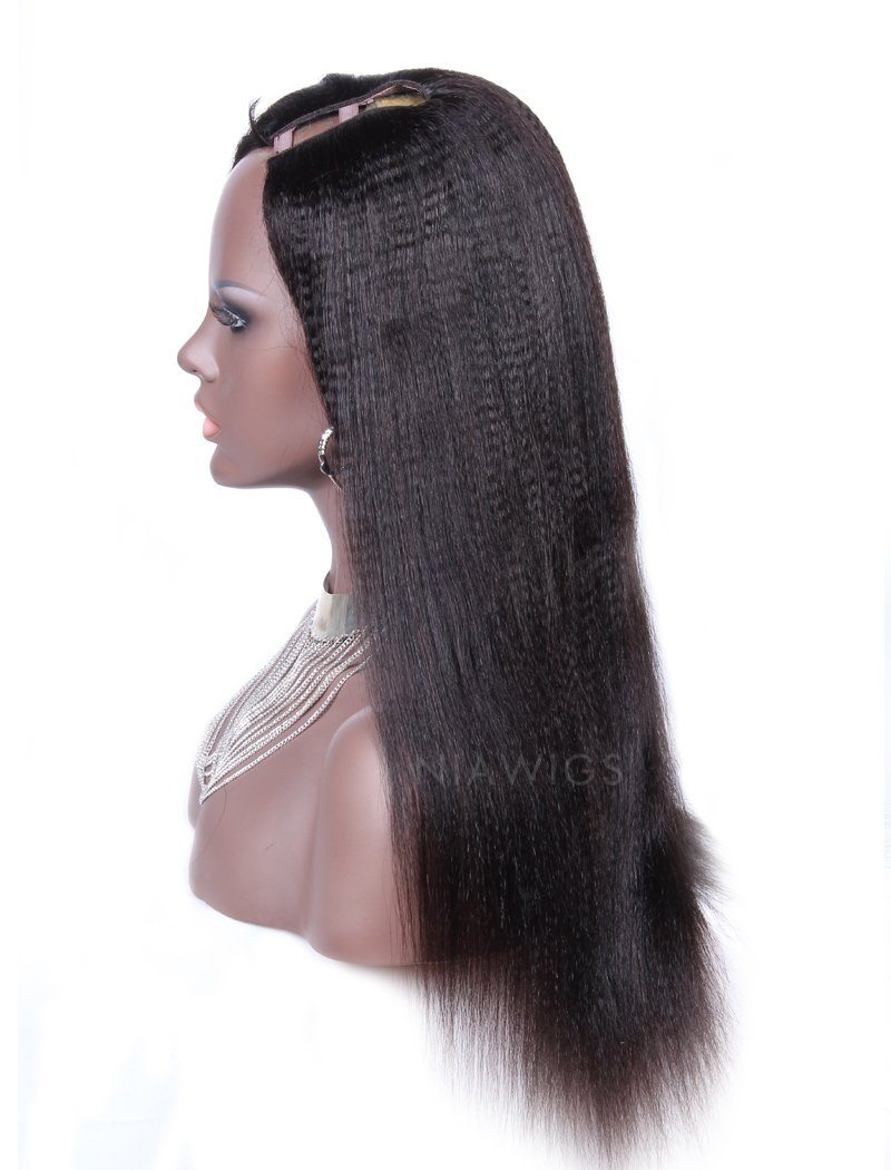 WowAfrican Yaki Straight U-Part Wig