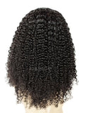 #1 Jet Black U Part Human Hair Wig Kinky Curly Upart Wigs