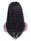 Loose Curly U Part Human Hair Wig Natural Black Upart Wigs